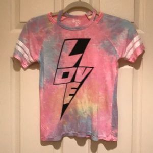 Flowers by Zoe Girls Cold-Shoulder T-Shirt